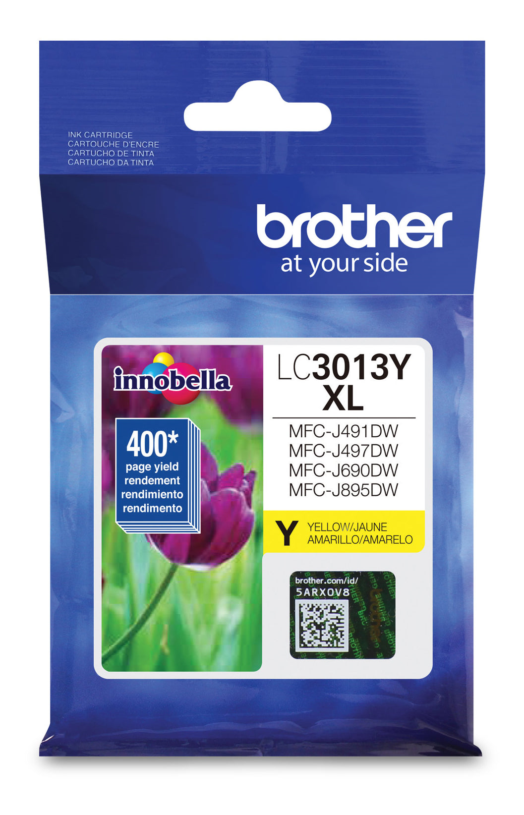 Brother LC3013YS Yellow Ink Cartridge, High Yield