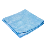 Blue Microfiber Cleaning Cloths 16" x 16" – 10 Pack