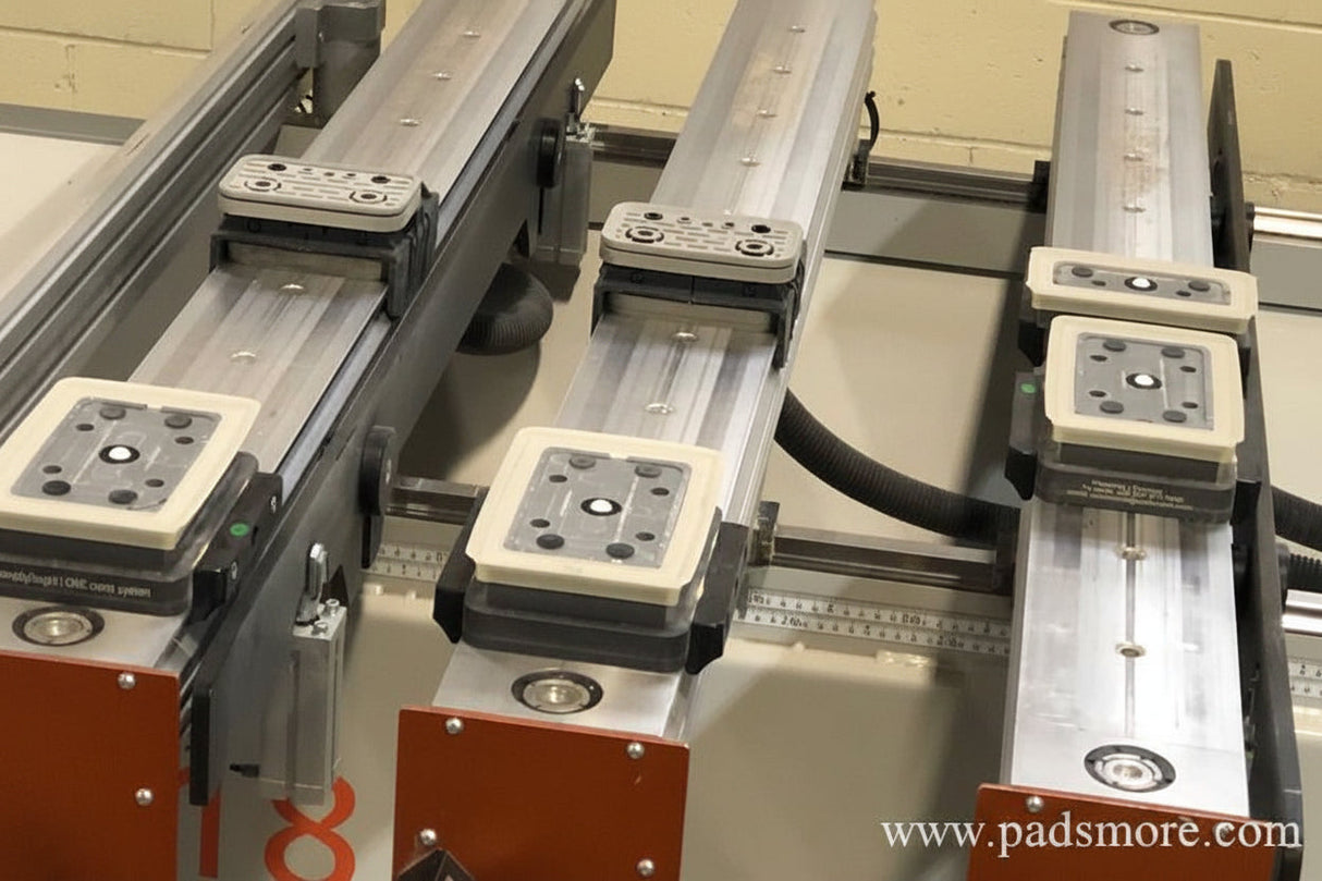 CNC Suction Blocks for circuit systems 160*115 - 50mm height (Rubber Top,Fixed)