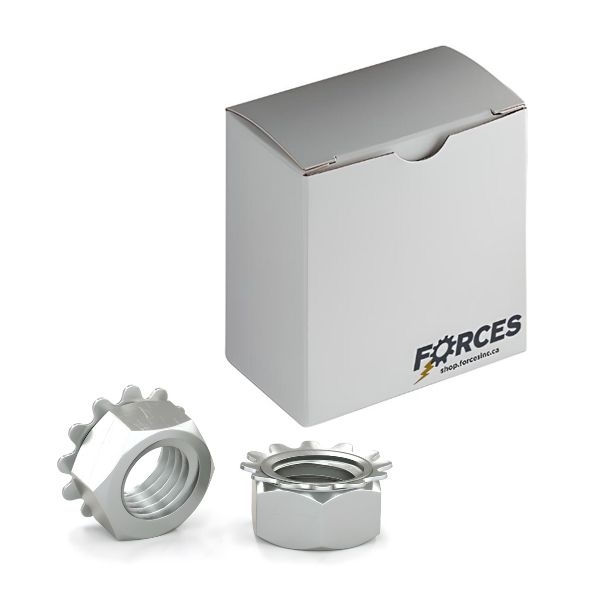 M8-1.25 Keps Nut (K-LOCK) - Zinc Plated