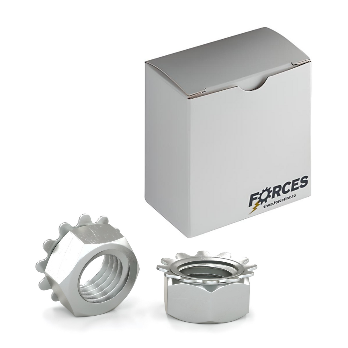 5/16"-18 Keps Nut (K-LOCK) - Zinc Plated