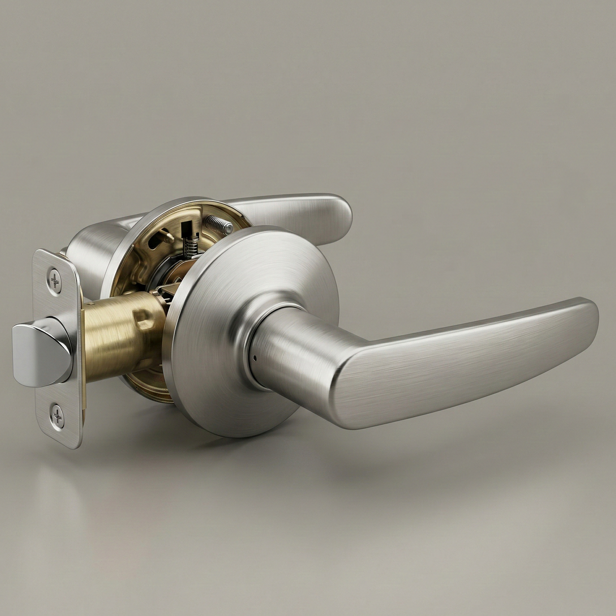 Levier de porte Vellum Hardware AeroCurve – Fonctions à clé, intimité, passage et factice