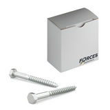 Hex Lag Screw 3/8"-7 x 12" - Zinc ASTM A307