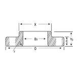Lap Joint Flange Class #300 - Galvanized Carbon