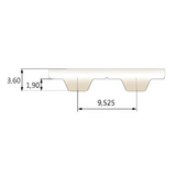 "L" Open End Timing Belt 50.8mm Wide - Kevlar Cord | LL200URK