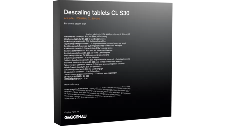 Bosch 17002490 Oven Range Descaling Tablets