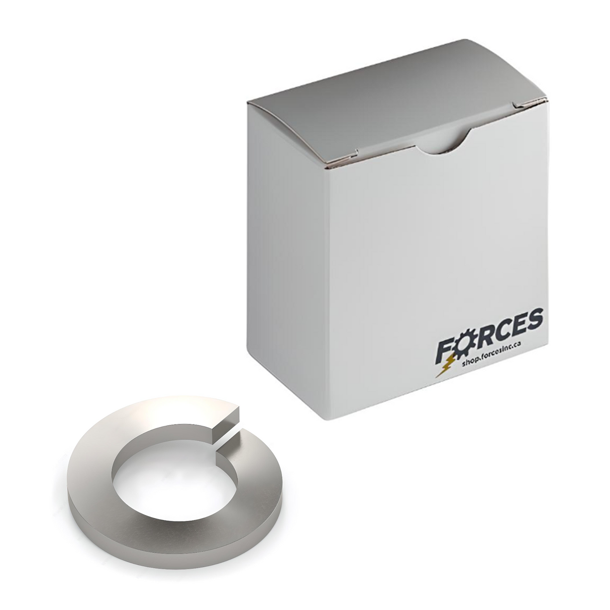 Medium Split Lock Washer #8 - Stainless Steel 316