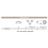 MTD14 Open End Timing Belt 40mm Wide - No Cord | L14M-40URN