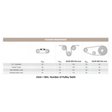 MTD8 Open End Timing Belt 30mm Wide - Kevlar Cord | L8M-30URK