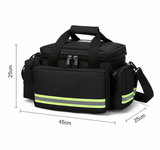 Medium EMS Trauma Response Bag with Reflective Stripes, Empty