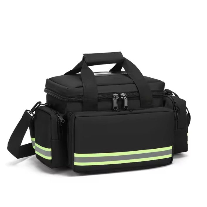 Medium EMS Trauma Response Bag with Reflective Stripes, Empty