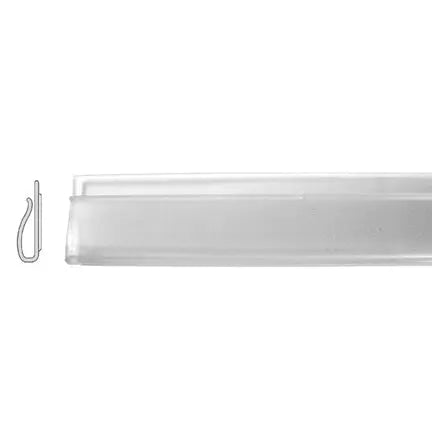 Moulure autocollante et transparente (grand rabat) 48"