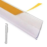 Moulure autocollante pour prix – 1 ¼" x 48", avec fenêtre