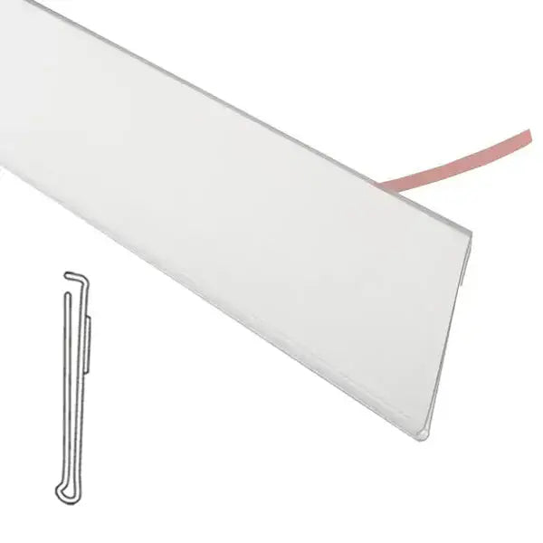 Moulure autocollante pour prix – 1 ¼" x 48", avec fenêtre