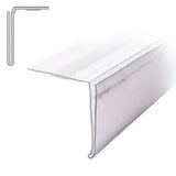 Moulure transparente et penture autocollante, 2”  x 48”