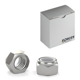 3/8"-16 Hex Nylon Insert Lock Nut (NTM/NTE) Thin Series - Stainless Steel 18-8