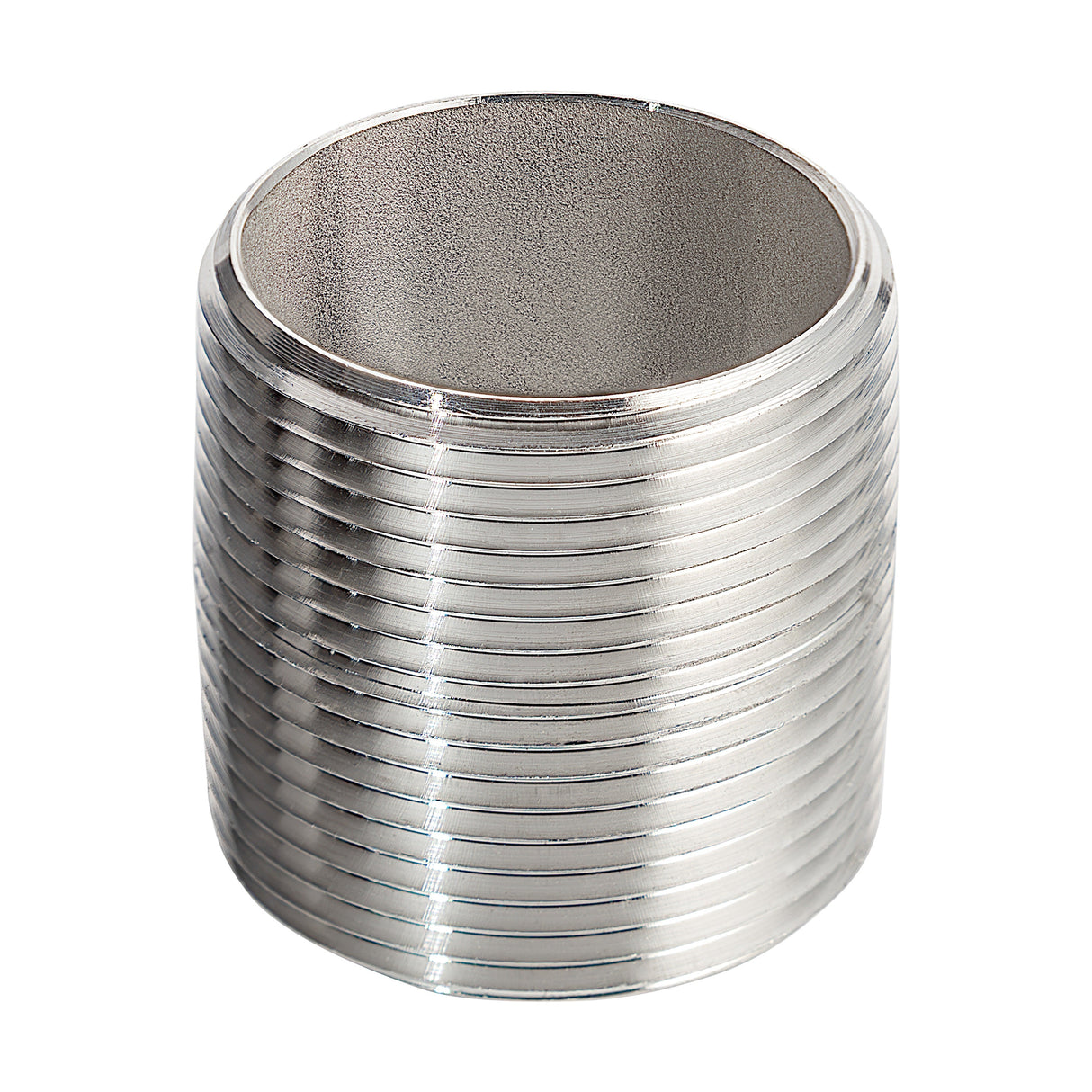 1-1/4" Close Nipple NPT Seamless Sch 80S - SS 316/316L