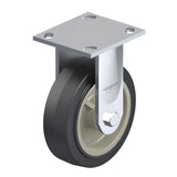 Polyurethane Grey Caster 8" x 2" Rigid 1000 lbs Roller Bearing P21 Series