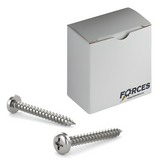 #12 x 1/2" Metal Screw Pan Head Phillips Drive Type A Point - Stainless Steel 18-8