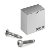 #10 x 1/2" Metal Screw Pan Head Phillips Drive #2 Self-Drilling Point - Stainless Steel 410H