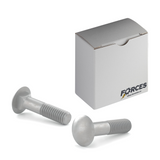 1/2"-13 x 12" Carriage Bolt Partial thread - Hot-Dip Galvanized ASTM A307