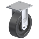 Phenolic Black Caster 4" x 2" Rigid 800 lbs Roller Bearing P21 Series
