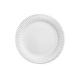 9-Inch White Uncoated Disposable Paper Plates (1200-Count Case)