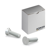 1/2"-13 x 1-1/2" Plow Bolt - Zinc Plated Grade 5 ASME B18.9