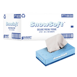 Snowsoft - 100 sheets, 2 ply Facial Tissue - 30 Boxes (PPF10030-S)