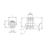 Push to Connect Straight Fitting 8mm Tube x 1/4" BSPP (G) Male