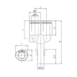 Push to Connect Wye "Y" Union Reducer 4mm Tube x 6mm Tube Plug in