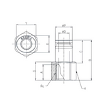 Push to Connect Straight Fitting 5/16" Tube x 1/8" NPT Female