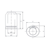 Push to Connect Tube Cap 6mm