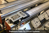 CNC Suction Blocks for circuit systems 160*115 - 50mm height (Rubber Top,Fixed)