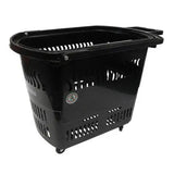 Panier à main avec poignée et roulettes