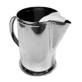Pichet en acier inoxydable avec garde d'arrêt, 64 oz