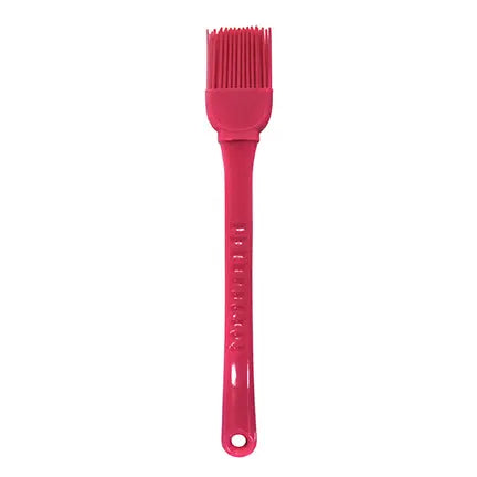 Pinceau entièrement en silicone, rouge, 9"