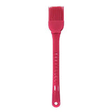 Pinceau entièrement en silicone, rouge, 9"