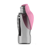 Portable Pet Hydration Bottle with Foldable Cup, 800 ml