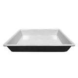 Plat rectangulaire en mélamine