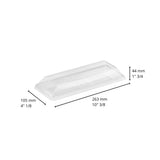 Plateau festif transparent avec couvercle – 3 formats de 6 oz à 13 oz