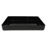 Plateau rectangulaire de comptoir, coin carré, 2" hauteur