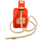 PUMPMATIC 12 FT HOSE + 5 Gallon Gas Can Combo Kit - 3.8 GPM - GAS, DIESEL, KEROSENE