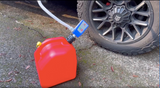 PumpMatic Super Gas Pump Fuel Transfer Pump for Gas, Diesel, Kerosene + 3 Power Sources w/ 4.25 Ft Hose