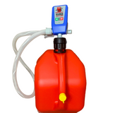 PumpMatic Super Gas Pump Fuel Transfer Pump for Gas, Diesel, Kerosene + 3 Power Sources w/ 4.25 Ft Hose