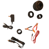 PUMPMATIC 12 FT HOSE + 5 GALLON YELLOW DIESEL CAN COMBO KIT - 3.8 GPM - GAS, DIESEL, KEROSENE