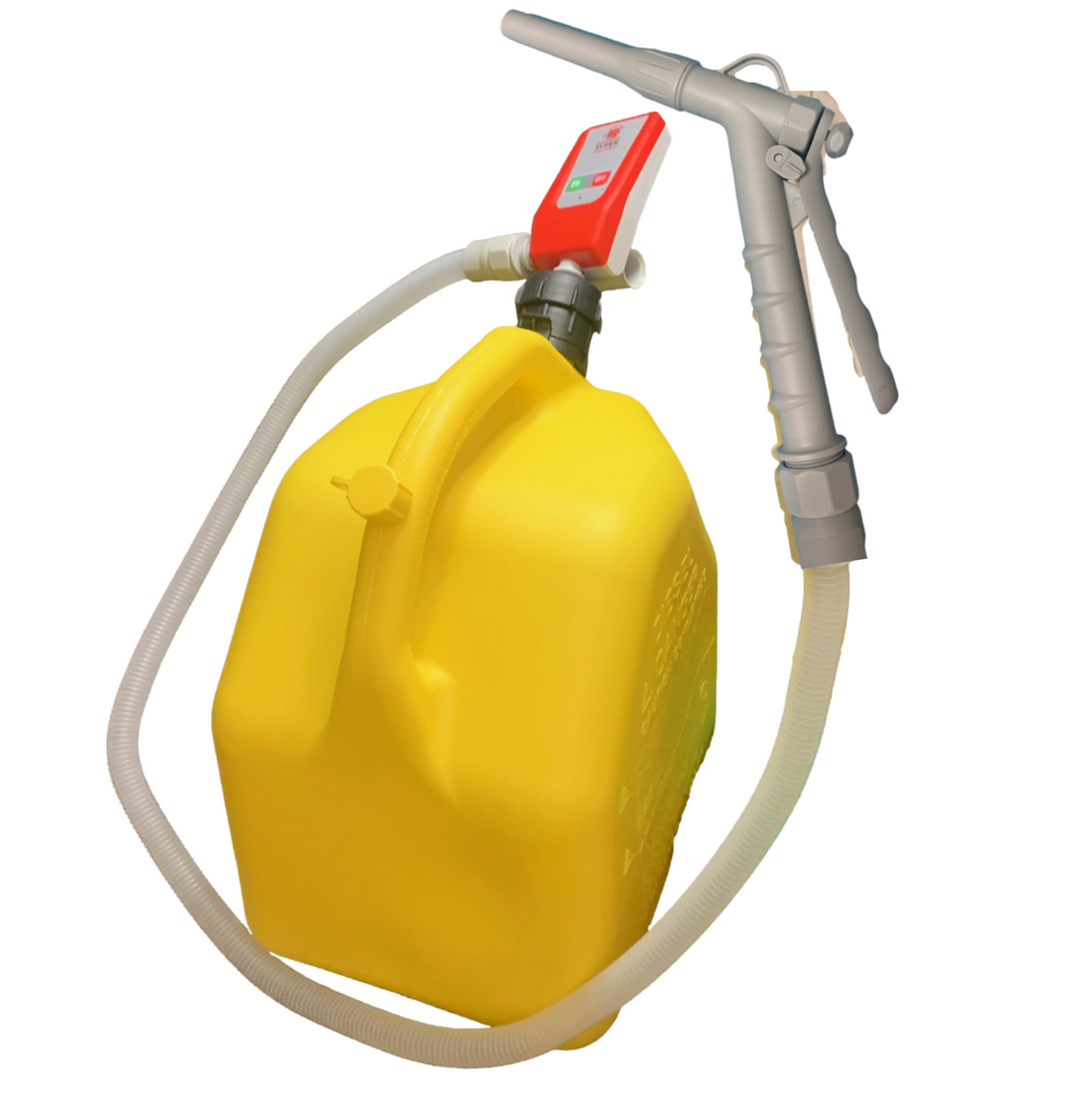 PUMPMATIC MANUAL FLOW CONTROL NOZZLE + 5 GALLON DIESEL CAN Combo Kit W/ 4.25 FT HOSE