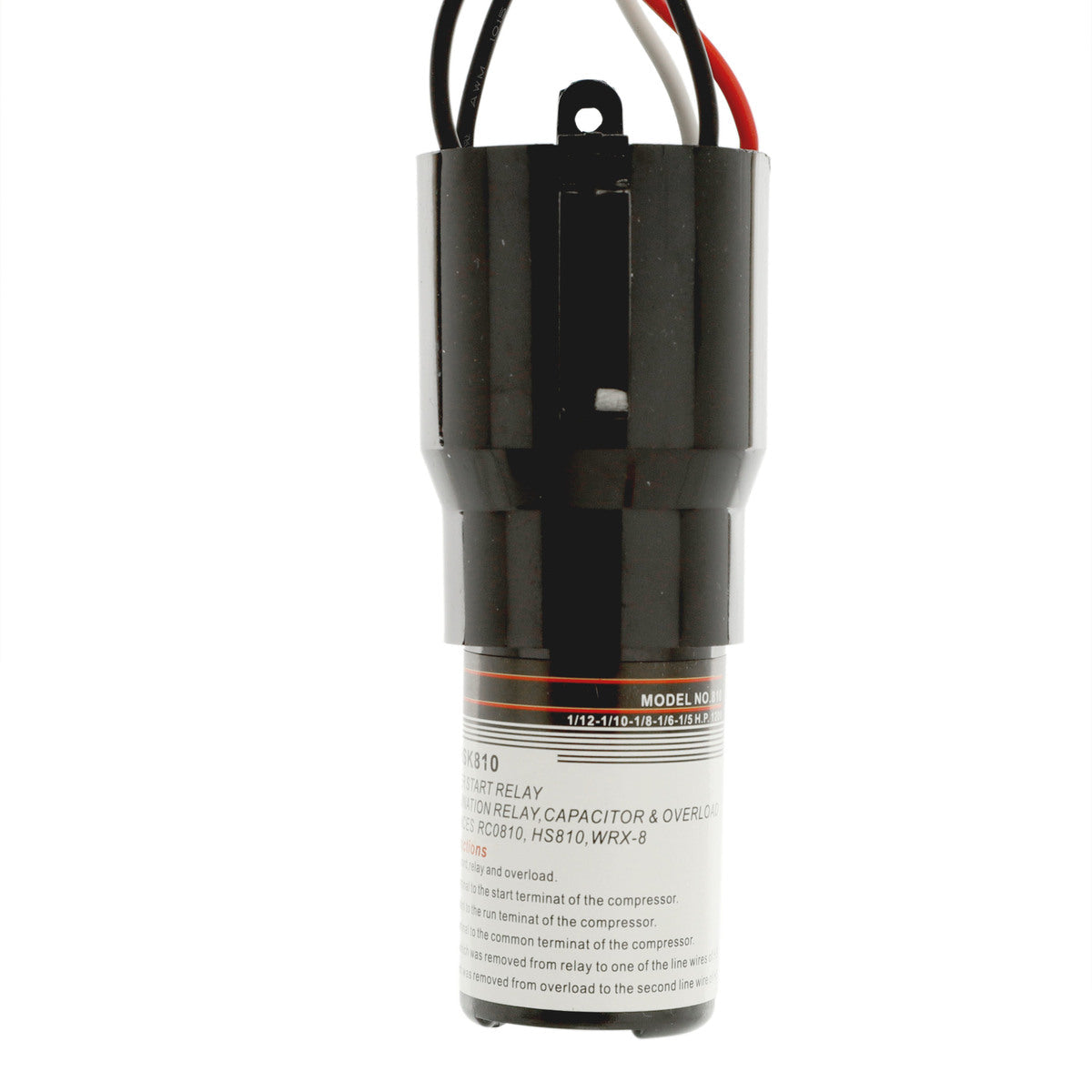 RCO810 Refrigerator Relay Capacitor Overload Part