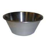 Récipient rond en acier inoxydable pour sauce
