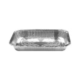Rôtissoire aluminium demi grandeur peu profonde 32,3 x 26,3 x 4 cm – Chef Elite